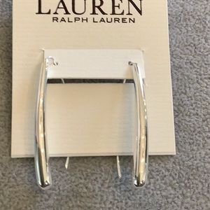 Ralph Lauren Sculpted Threader Earrings in Silver-Tone